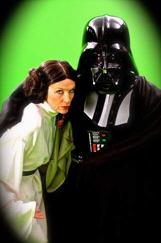 Inspelning som Darth Vader i Partaj