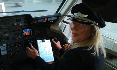 kvinlig pilot