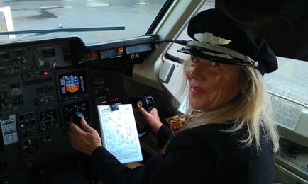 kvinlig pilot kvinlig pilot
