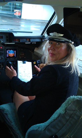kvinnlig pilot