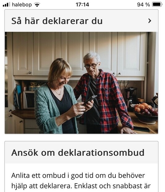 Modell för Skattemyndigheten