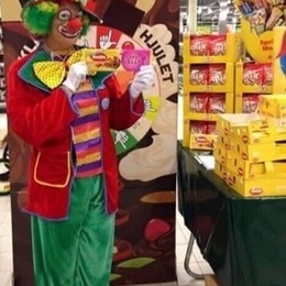 Clown på butik