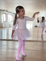 Athena at the dance class