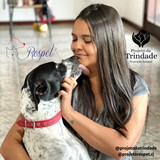 With my rescued dog With my rescued dog