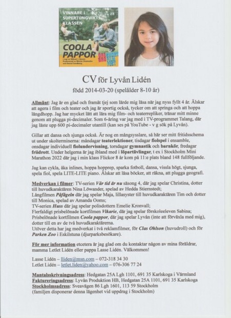 CV FR LYVN
