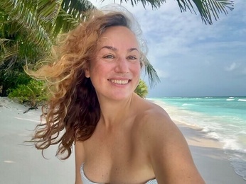 Bild på stranden Bild på stranden