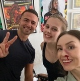 ?Mamma, pappa och dotter?