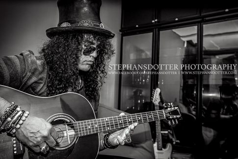 Slash backstage