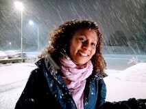 Första snön Första snön