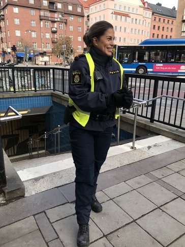Inspelning av Hamilton  - Polis