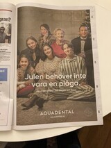 Reklam för aqua dental Reklam för aqua dental