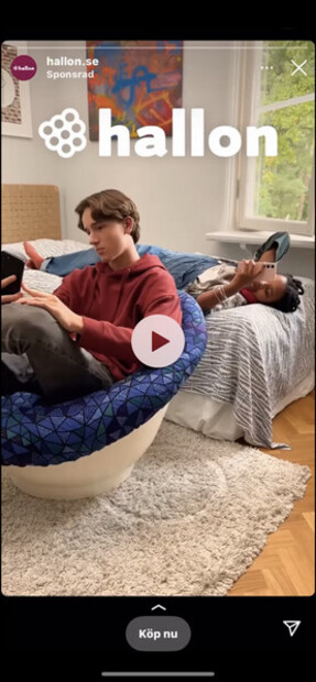 Filminspelning fr Hallon mobilabonnemang