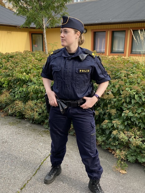 Uniformerad polis