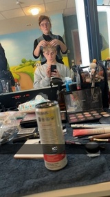 on the set of Pirate Bay on the set of Pirate Bay