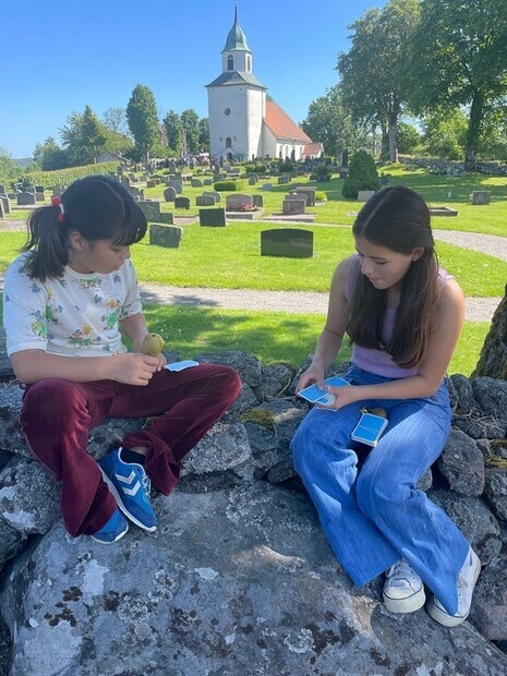 Kul inspelning under en varm dag