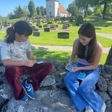 Kul inspelning under en varm dag