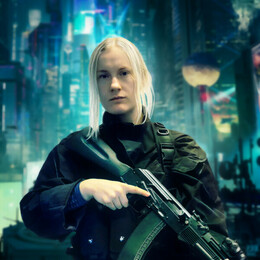 Cyberpunk-bilde av meg Cyberpunk-bilde av meg