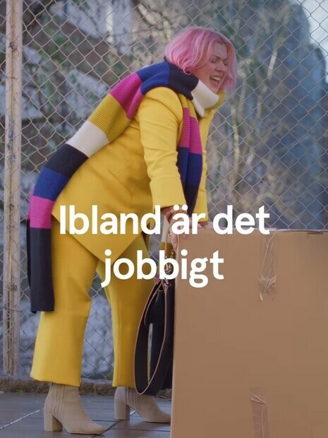 Stillbild från reklamfilm