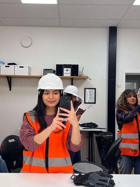 Rolig reklamfilminspelning