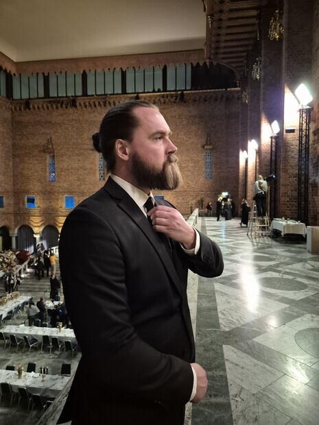 Lite posering med kollegor