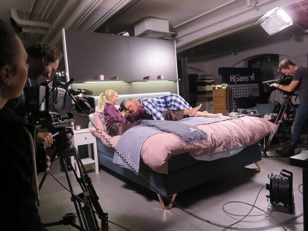 In bed with Tony Irving