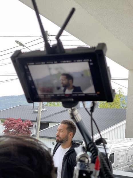 Behind camera Behind camera