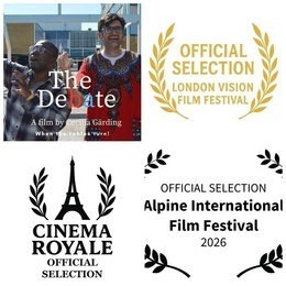 Kortfilmen Debatten till Filmfestivaler