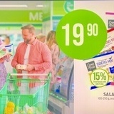 Kunde kjper salat