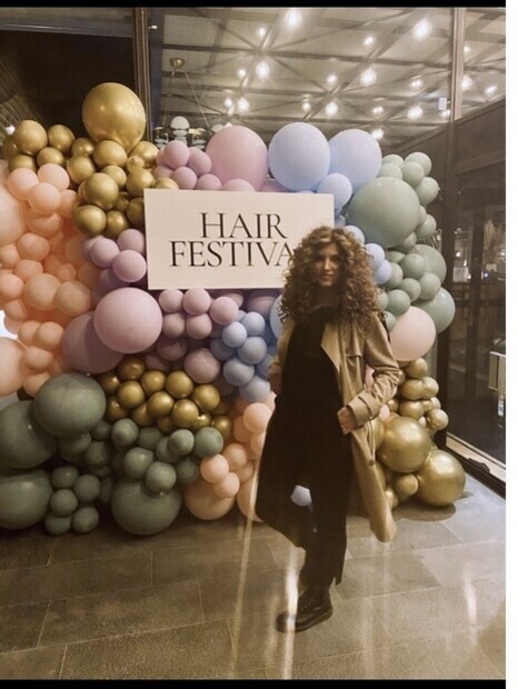 Hårmodell hair Festival Ellery