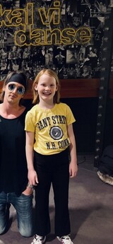 Danseoppvisning «Skal vi danse» studio.