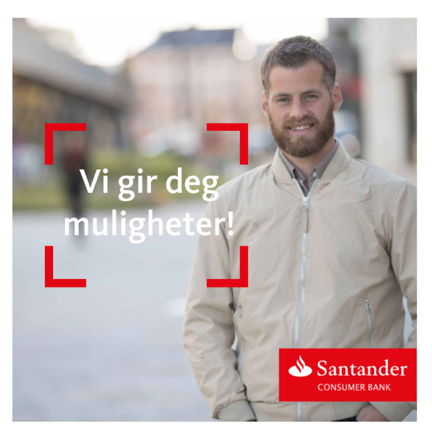 Santander reklamefoto