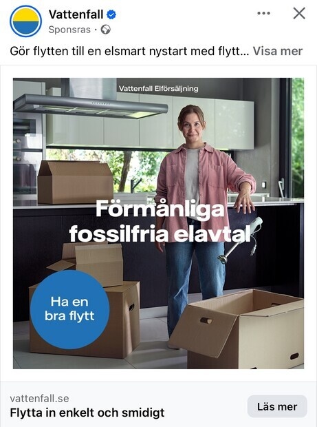 Modell Vattenfall