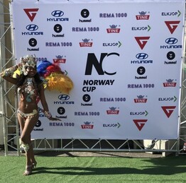 Samba danser under Norway cup Samba danser under Norway cup