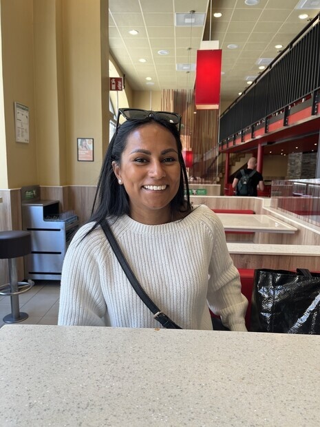 Lunchpaus i inspelning