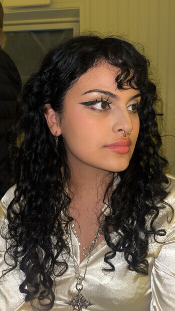 Punkig bröllopsgäst