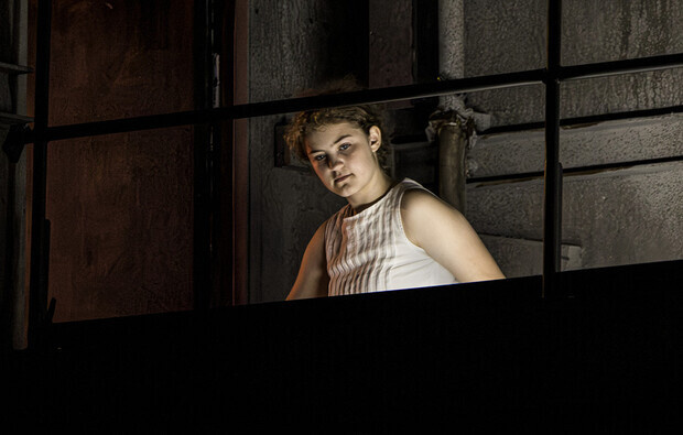 Som herdebarn i Tosca p Folkoperan