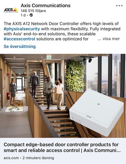 Axis communications