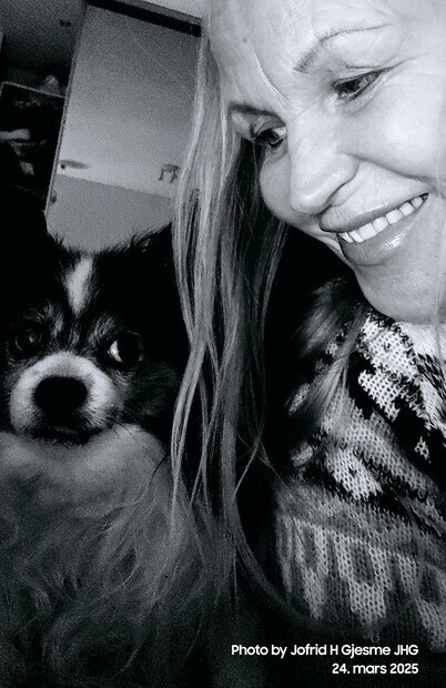 Hunden var modell for Agria.