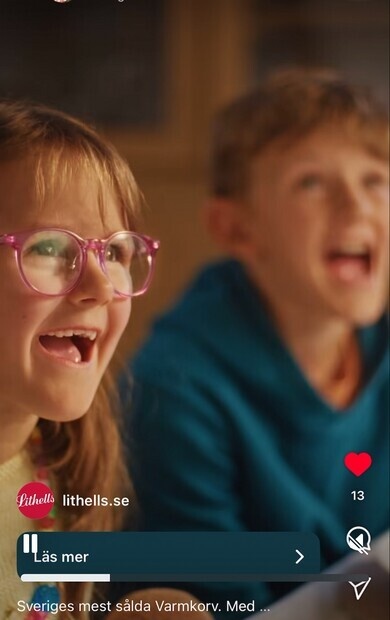Rolig reklaminspelning