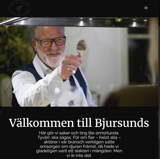 Reklamfilm för Bjursunds slakteri