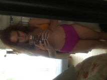 Foto selvportræt i badetøj Foto selvportræt i badetøj