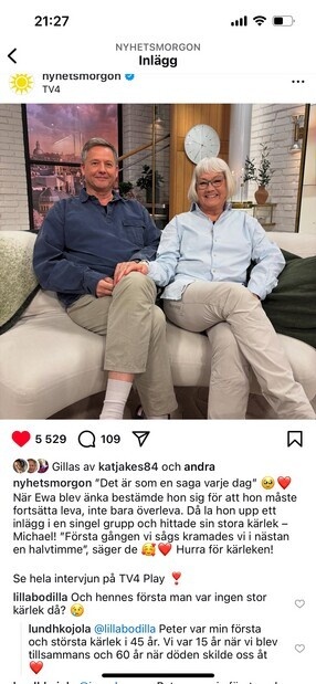 Intervju i Nyhetsmorgon TV 4