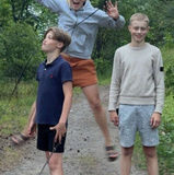 Jag, brorsan och morsan