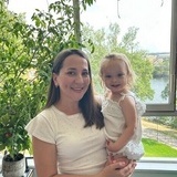 En bild med min dotter