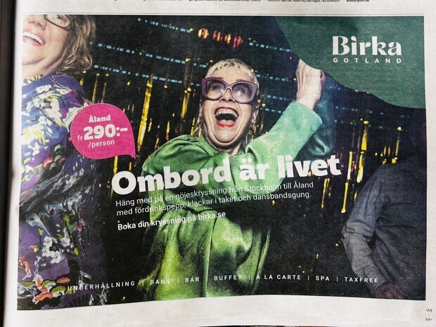Reklam Birka Gotland