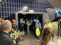 Passasjer (statist) på T-bane Passasjer (statist) på T-bane