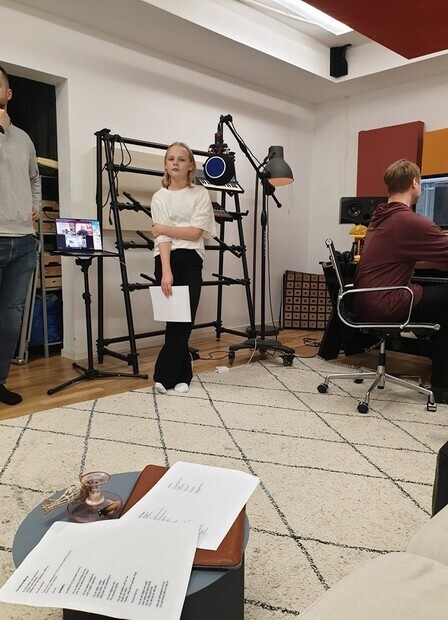 En förmiddag i studio En förmiddag i studio