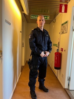 Inspelning som polis Inspelning som polis