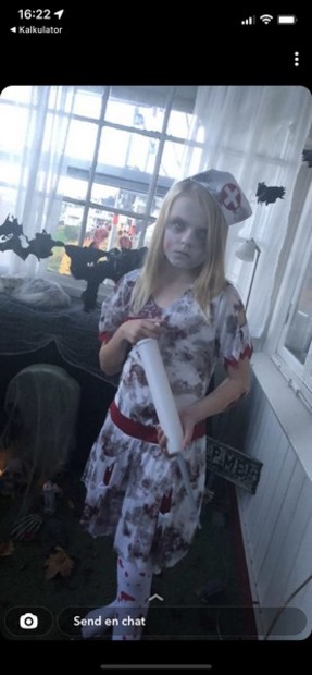 Zombie sykepleier Halloween