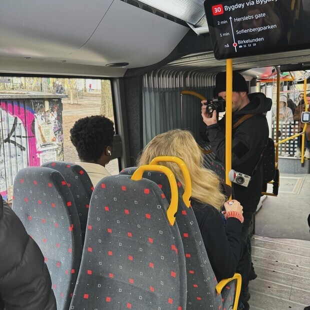 Ruter reklame på Bussen